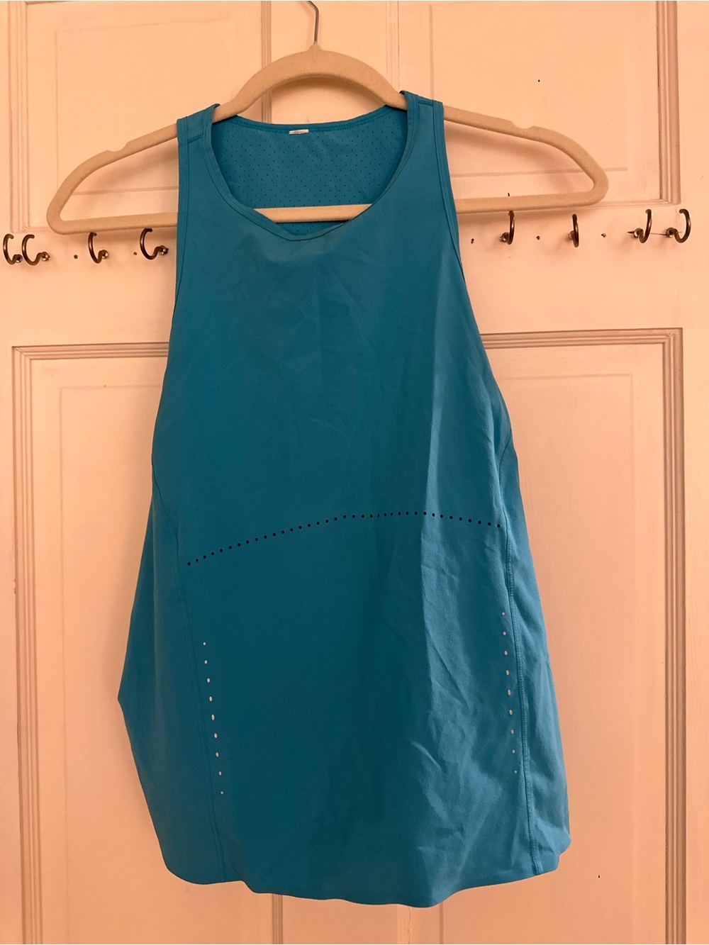 lululemon athletica Turquoise Workout Racerback Tank